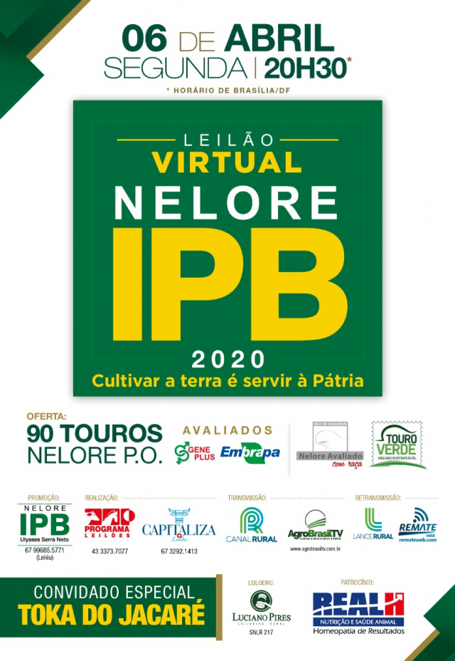 Leilão Virtual Nelore IPB