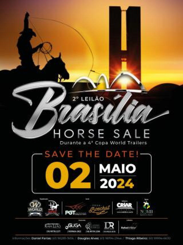2º Leilão Brasilia Horse Sale