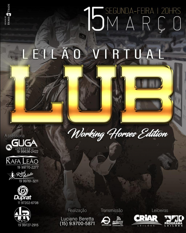 Leilão Virtual Lub Working Horses Edition