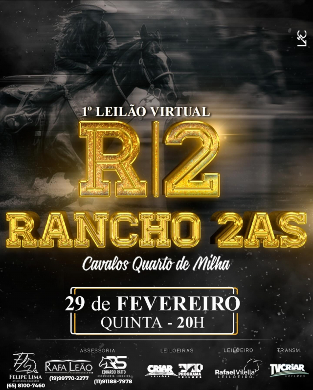 1° Leilão Virtual Rancho 2AS